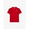 Burberry Childrens Cotton Polo Shirt In Red