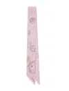 Burberry Poppy Scarf In Pink