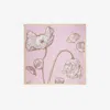 Burberry Poppy Silk Scarf In Dawn
