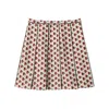Burberry Postbox Pleated Skirt