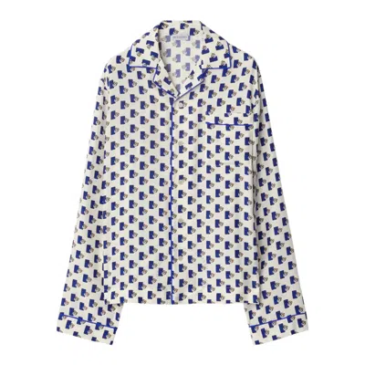 BURBERRY BURBERRY POSTBOX SILK PYJAMA SHIRT