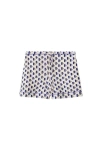 Burberry Postbox Silk Pyjama Shorts In Knight