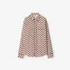 Burberry Silk Postbox Shirt In Chalk