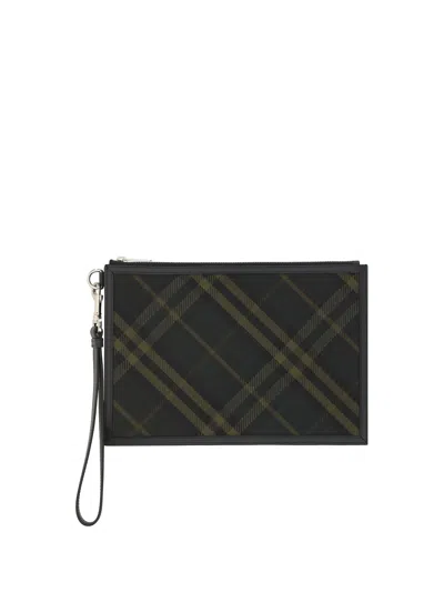 Burberry Pouch Bag In Shadow