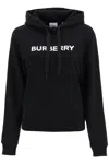BURBERRY POULTER HOODIE WITH LOGO PRINT