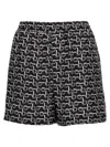 BURBERRY PRESS SHORTS BERMUDA, SHORT BLACK