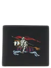 Burberry Black Leather Card Holder In Black