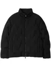 Burberry Ekd Nylon Padded Jacket In ブラック