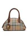 Burberry Primrose Small Shoulder Bag Check Pattern In Nude