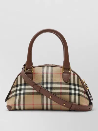 Burberry Primrose Mini Tophandle Bag In Archive Beige In Brown