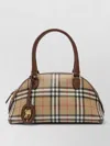 Burberry Primrose Small Shoulder Bag Check Pattern In Purple
