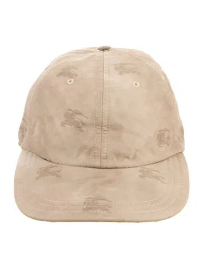 Pre-owned Burberry Printed Baseball Cap In Neutral