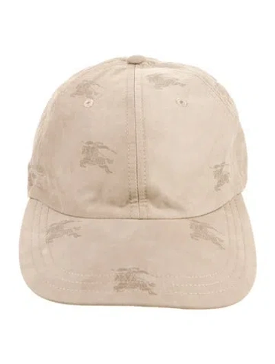 Pre-owned Burberry Printed Baseball Cap In Neutral