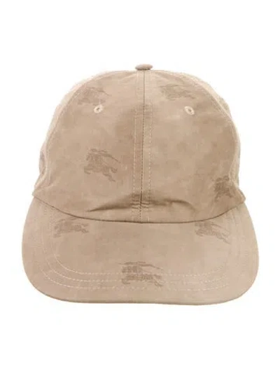 Pre-owned Burberry Printed Baseball Cap In Neutral
