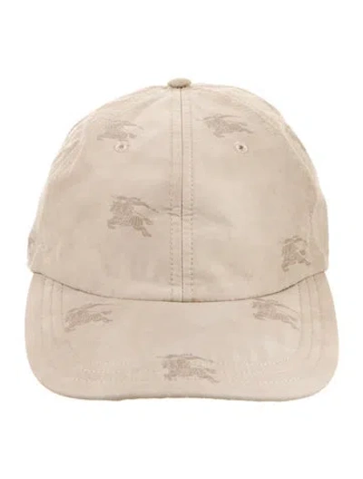 Pre-owned Burberry Printed Baseball Cap W/tags In Neutral