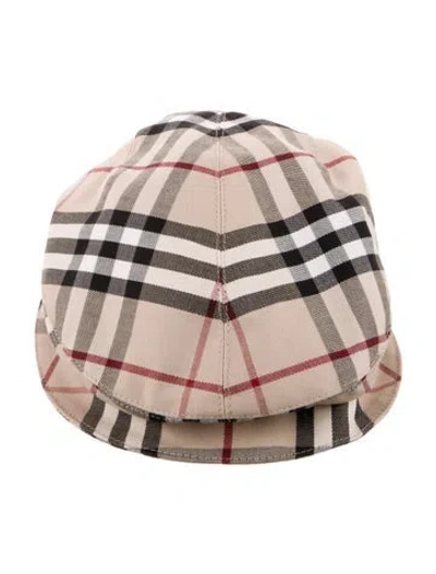 Pre-owned Burberry Printed Baseball Cap W/tags In Neutral