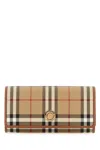 Burberry Women Printed Canvas And Leather Continental Wallet