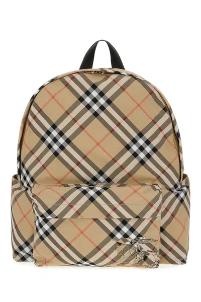 Burberry Printed Canvas Backpack