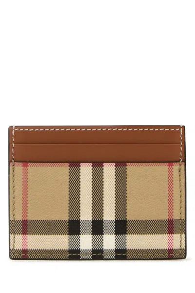 Burberry Woman Card Holder Woman Multicolor Cardcases In Printed
