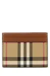 Burberry Women Printed Canvas Card Holder
