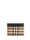 Burberry Sandon Cardholder Featuring Signature Pattern