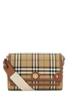 Burberry Printed Canvas Crossbody Bag In Brown