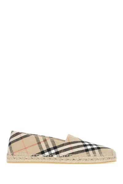 Burberry Printed Canvas Espadrilles