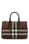 Burberry Printed Canvas Medium Check Handbag