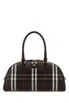 Burberry Printed Canvas Medium Highlands Handbag In Brown