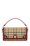 Burberry Printed Canvas Note Handbag In Multi