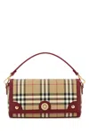 Burberry Printed Canvas Note Handbag In Multi