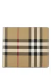 Burberry All-over Check Printed Bi-fold Wallet