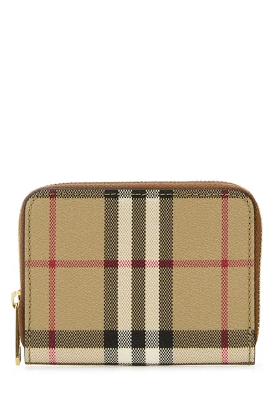 BURBERRY PRINTED CANVAS WALLET