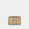 Burberry Printed Canvas Wallet
