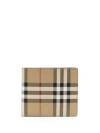 Burberry Folded Check Pattern Wallet