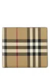 Burberry All-over Check Printed Bi-fold Wallet