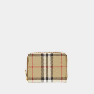 Burberry Printed Canvas Wallet