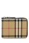 BURBERRY PRINTED CANVAS WALLET