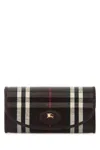 Burberry Check Pattern Fold-over Flap Wallet In Multi