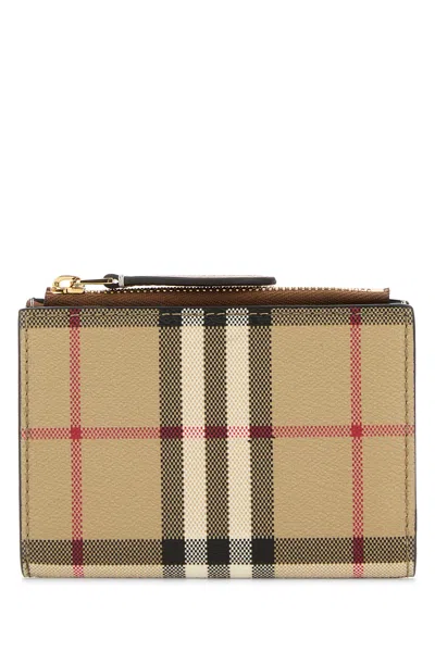BURBERRY BURBERRY PRINTED CANVAS WALLET