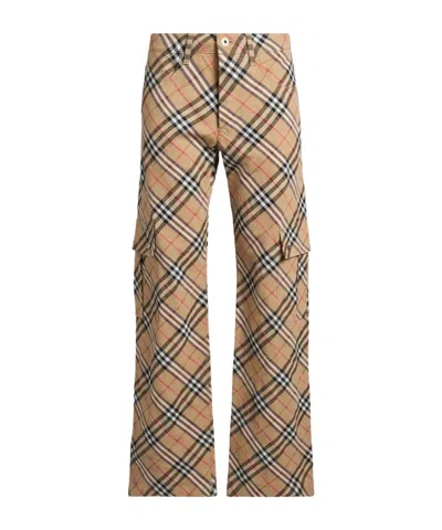 Burberry Printed Cargo Pants In Multi
