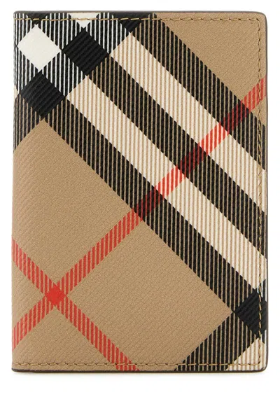 Burberry Printed E-canvas Card Holder