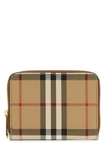 BURBERRY PRINTED E-CANVAS WALLET
