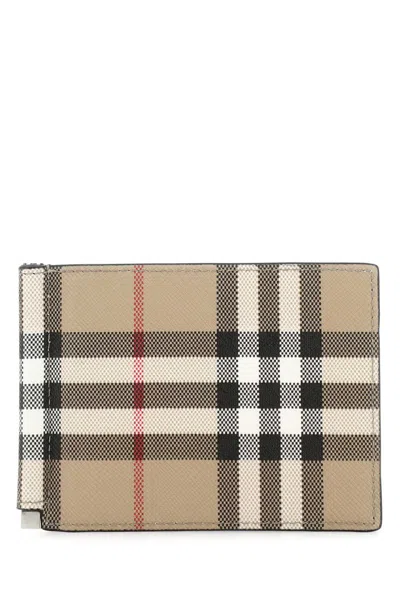 Burberry Printed E-canvas Wallet In A7026