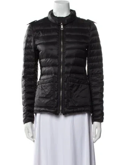Pre-owned Burberry Printed Jacket In Black