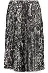 BURBERRY BURBERRY PRINTED MIDI SKIRT