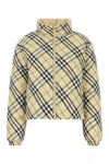Burberry Reversible Cropped Check Jacket