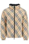 Burberry Printed Nylon Reversible Down Jacket