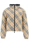 Burberry Printed Nylon Reversible Down Jacket