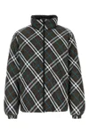 Burberry Printed Nylon Reversible Down Jacket